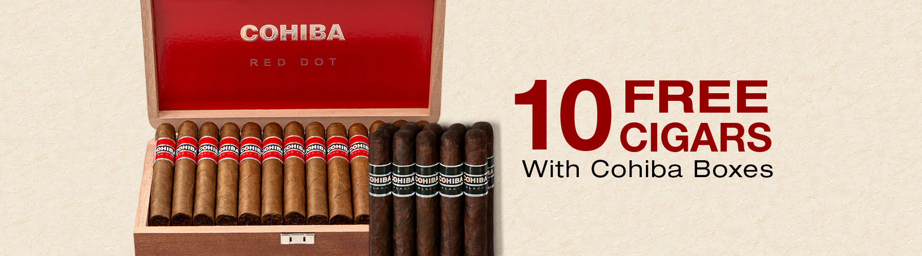 Buy a box of Cohiba, receive 10 free cigars